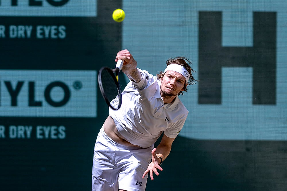 Germany ATP Halle Open tennis tournament Final Alexander Bublik Vs Daniil Medvedev_8