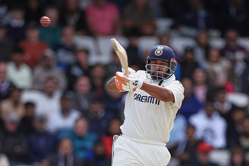 India vs England cricket Test series 1st Test day 4 at Headingley, Leeds: Rishabh Pant