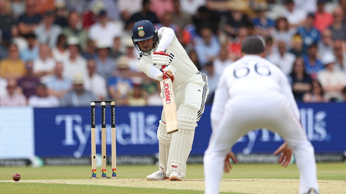 (AP Photo/Scott Heppell)

 : India's captain Shubman Gill plays a shot on day two of the first cricket test match between England and India at Headingley in Leeds, England, Saturday, June 21, 2025, 
