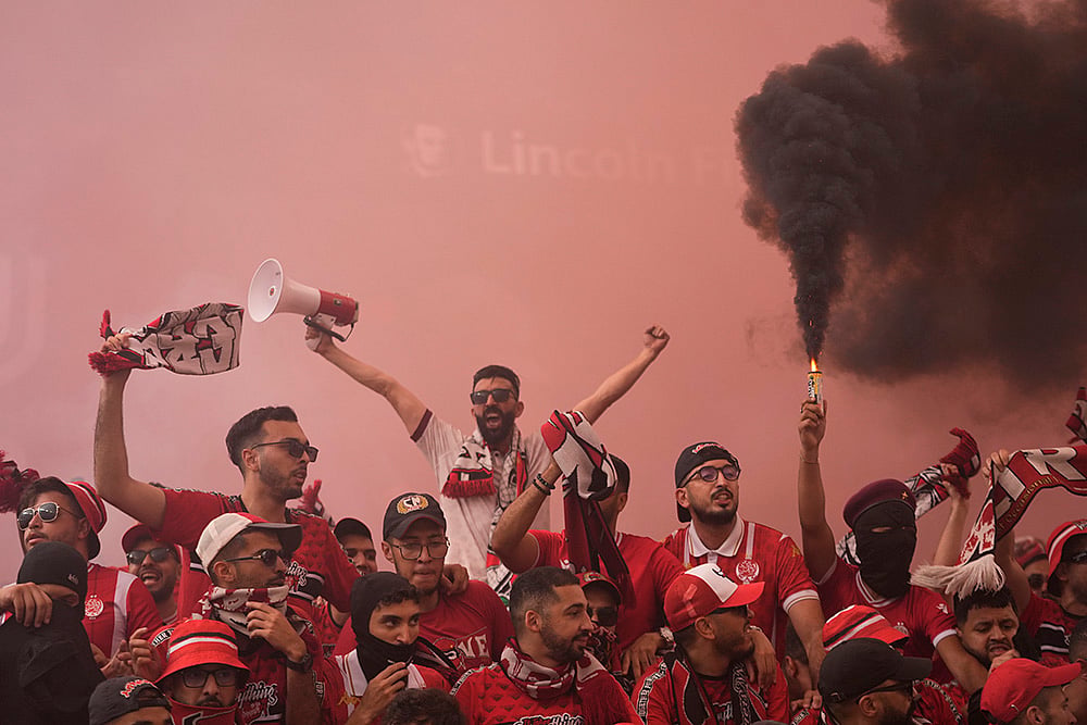 FIFA CWC 2025 Group G match Juventus vs Wydad AC in Philadelphia: Wydad supporters 
