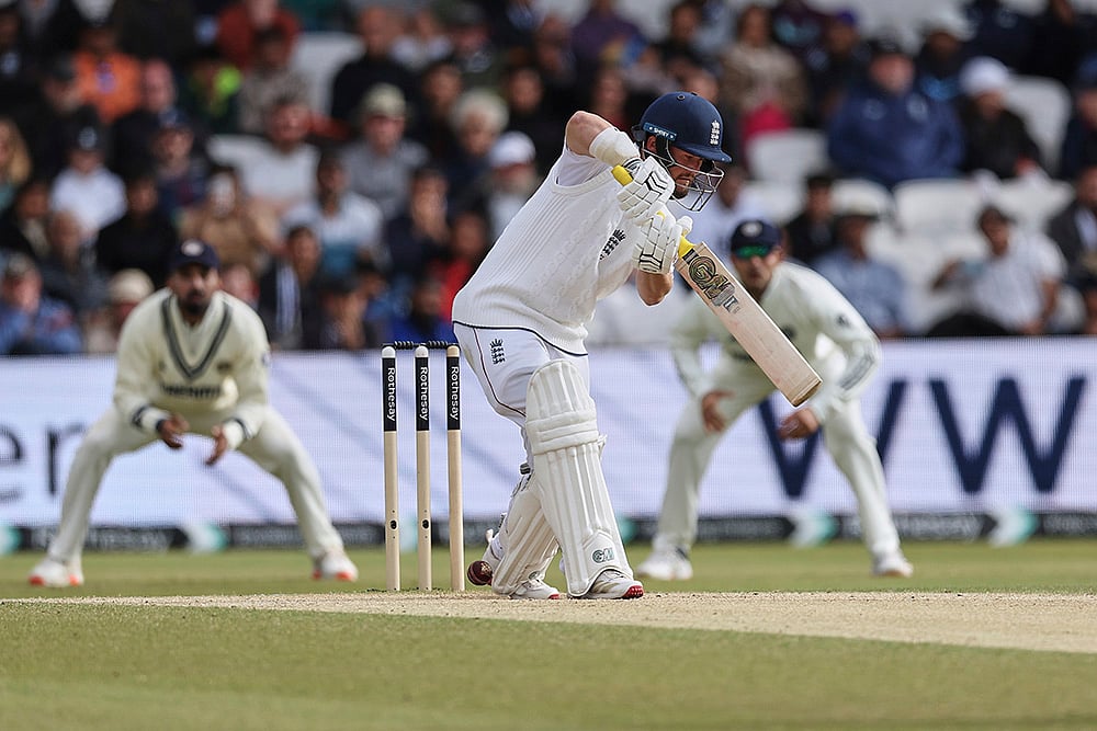India vs England cricket Test series 1st Test day 4 at Headingley, Leeds: Ben Duckett