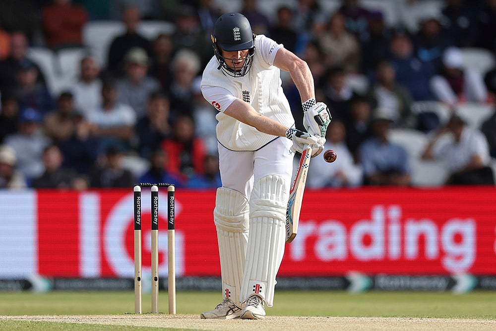 India vs England cricket Test series 1st Test day 4 at Headingley, Leeds:  Zak Crawley 