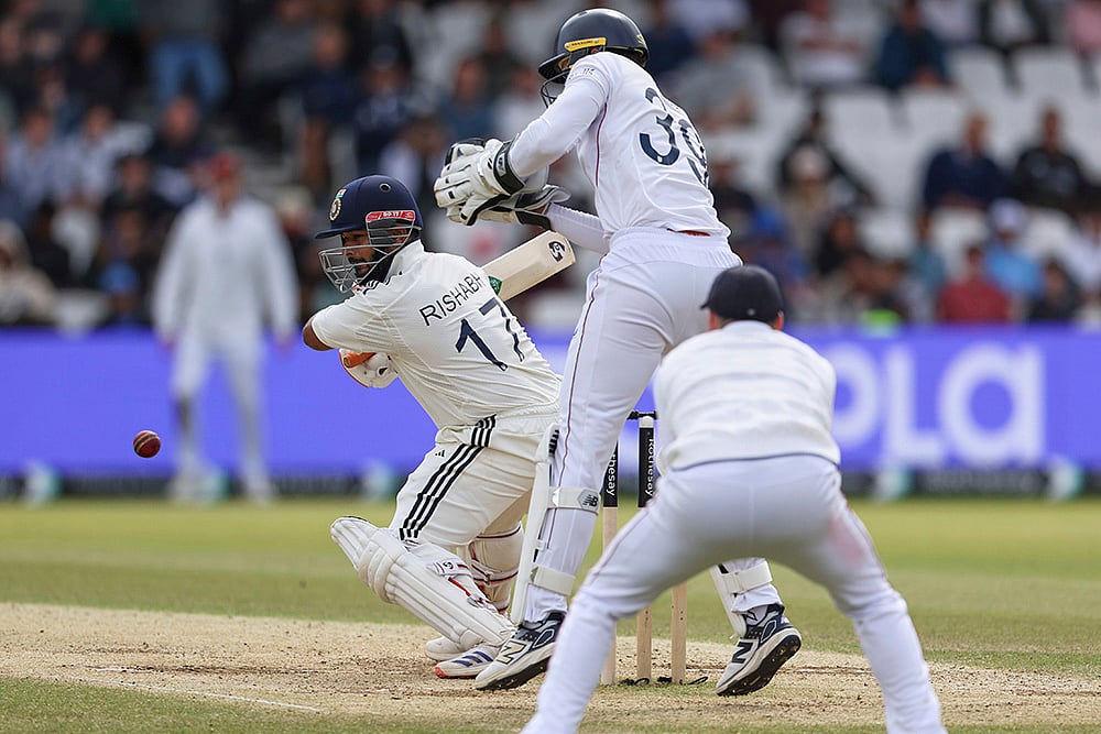 India vs England cricket Test series 1st Test day 4 at Headingley, Leeds: Rishabh Pant