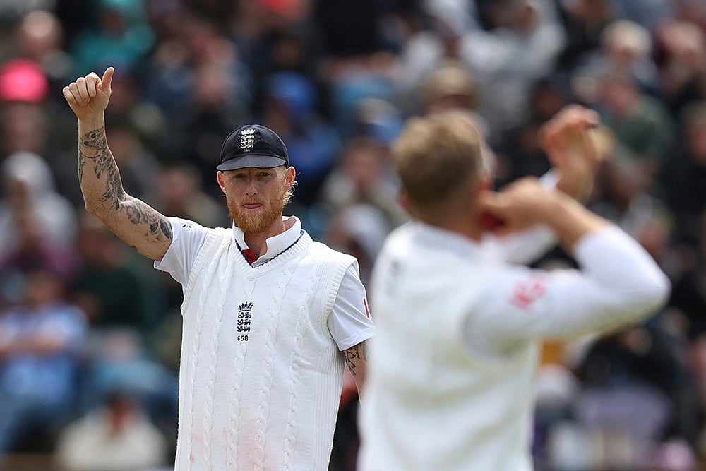 India vs England cricket Test series 1st Test day 4 at Headingley, Leeds: Ben Stokes 