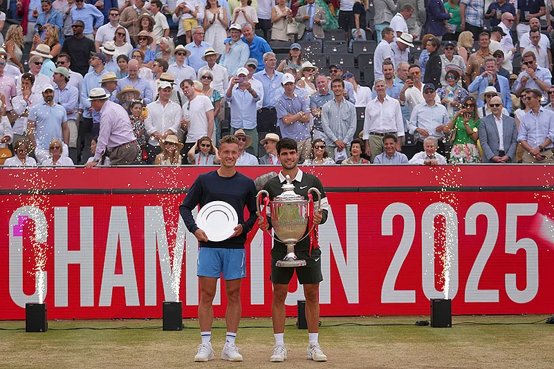 ATP Queens Club Tennis Championships Final Carlos Alcaraz vs Jiri Lehecka_2