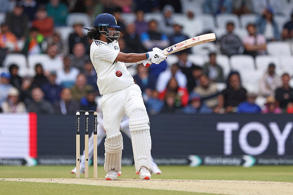 India vs England cricket Test series 1st Test day 4 at Headingley, Leeds: KL Rahul 