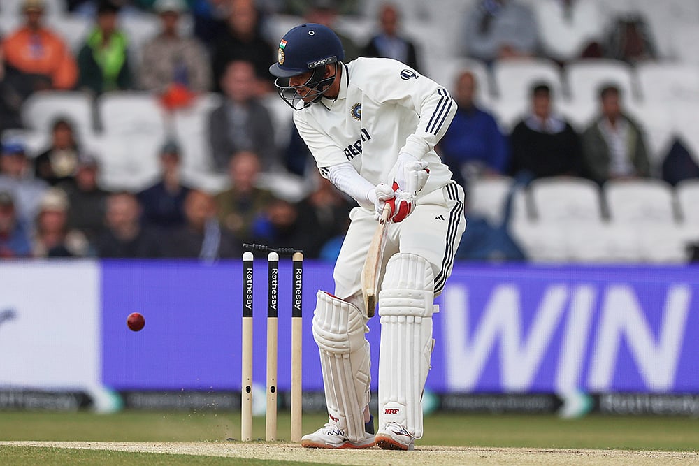 India vs England cricket Test series 1st Test day 4 at Headingley, Leeds: Shubman Gill 