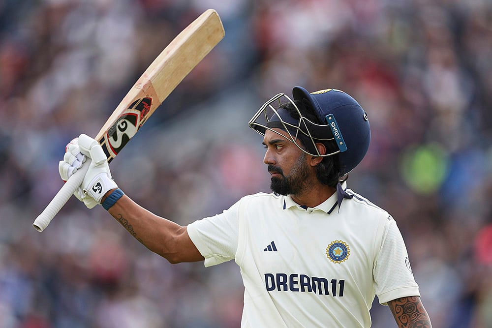 India vs England cricket Test series 1st Test day 4 at Headingley, Leeds: KL Rahul 