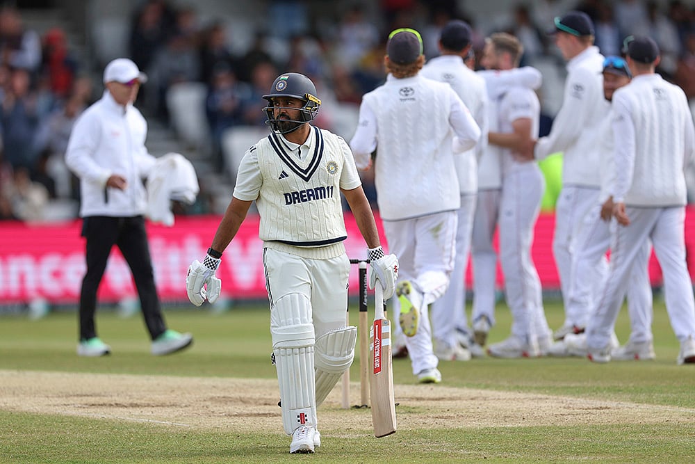 India vs England cricket Test series 1st Test day 4 at Headingley, Leeds: Karun Nair