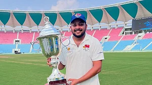 Photo: X/Prithvi Shaw : File photo of former Mumbai cricketer Prithvi Shaw