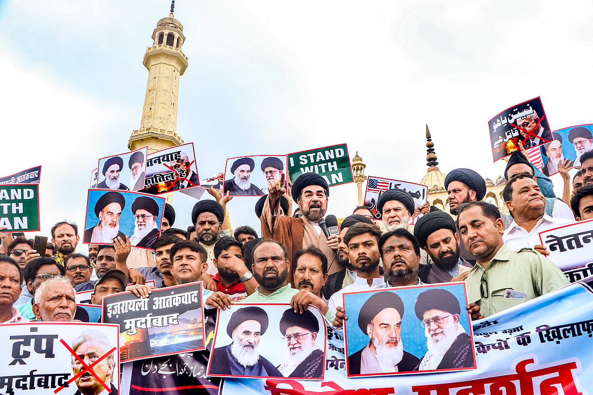 Protest over Iran-Israel conflict in India