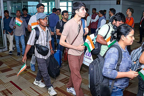 Op Sindhu: Indian nationals arrive