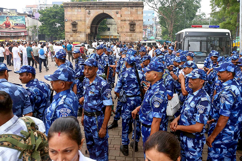 Security for Rath Yatra procession in Ahmedabad