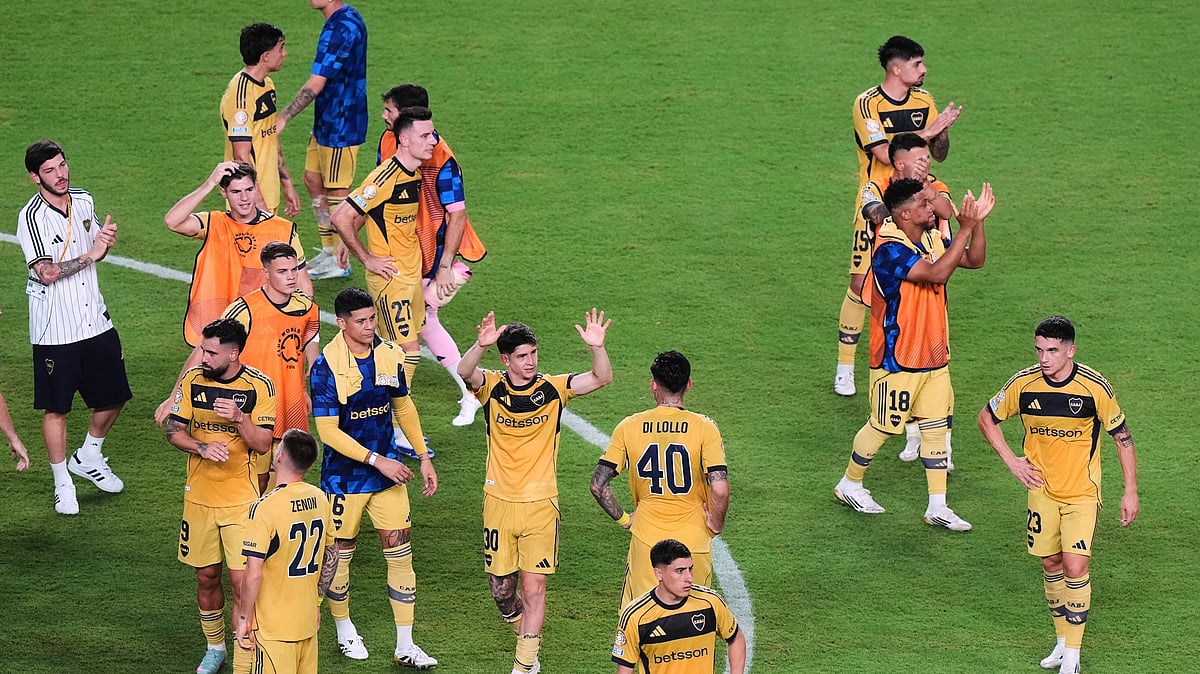 Boca Juniors players fifa club world cup ap