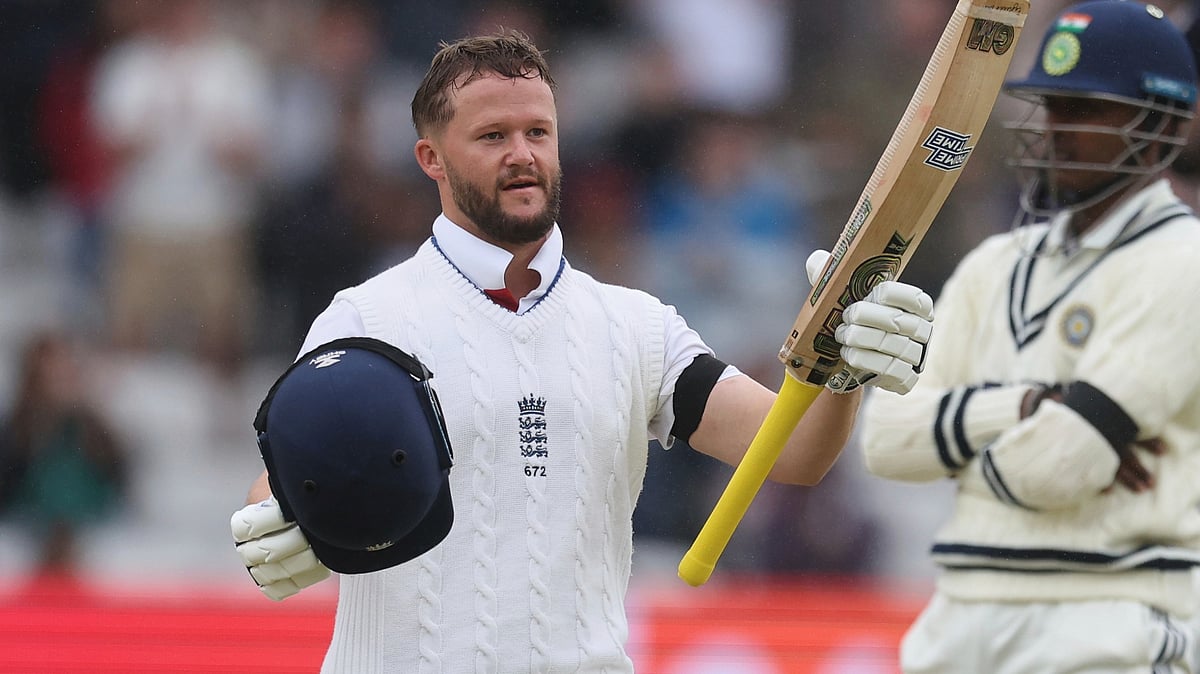 | Photo: AP/Scott Heppell : India Vs England 1st Test Day 5: India Tour Of England, Headingley, Leeds: Ben Duckett