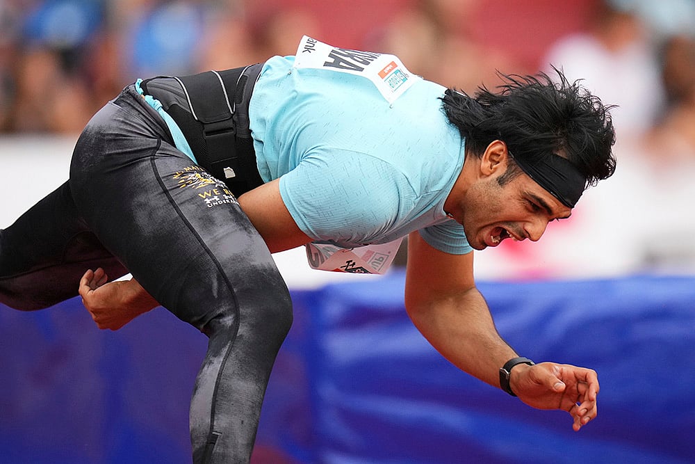 Ostrava Golden Spike athletics meet 2025_men javelin throw; Neeraj Chopra