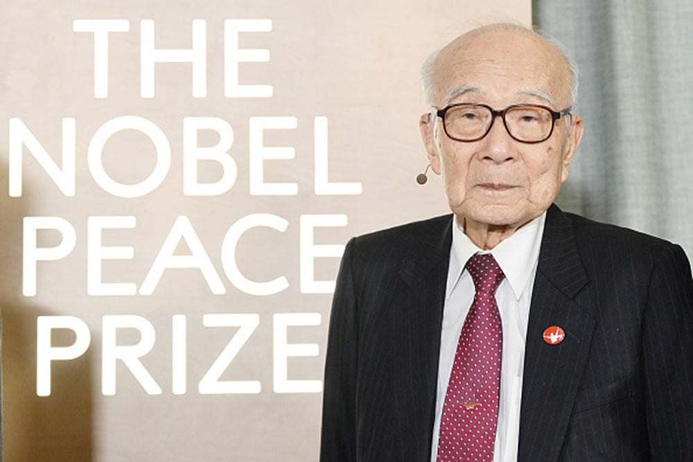 Photo: Rune Hellestad - Corbis/Getty Images : Japanese activist Tarumi Tanaka