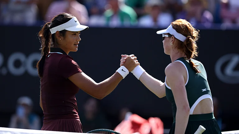 Emma Raducanu was beaten by Maya Joint at Eastbourne - null