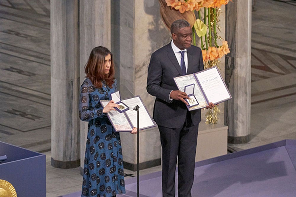 Dr. Denis Mukwege and Nadia Murad