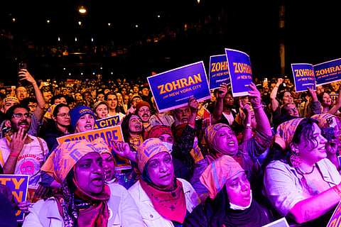 Zorhran Mamdani Supporters 