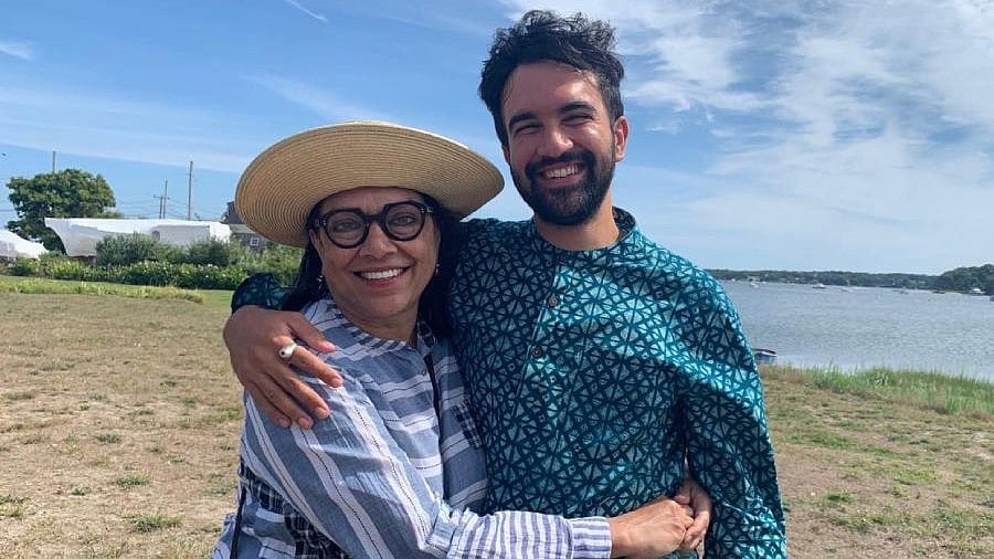 Instagram : Zohran Mamdani with his mother Mira Nair