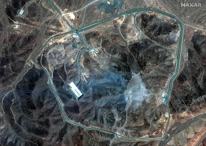 Damage at the Fordo enrichment facility in Iran