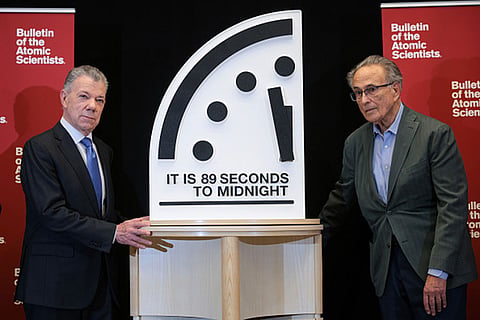 Juan Manuel Santos and Robert Socolow