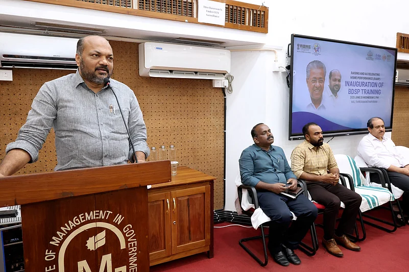 Minister P. Rajeeve inaugurated Keralas RAMP BDSP training to boost MSMEs