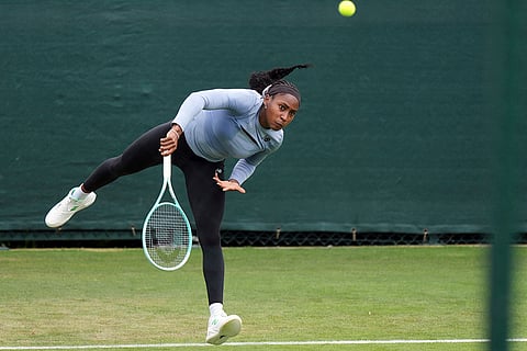 Britain Tennis Wimbledon practice session