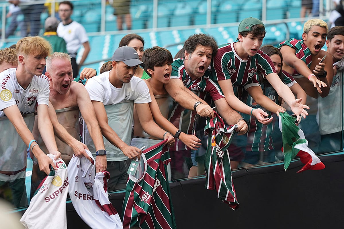 Fifa CWC 2025 Group F match Mamelodi Sundowns vs Fluminense in Florida photos