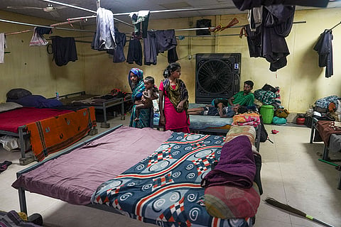 Night shelter in Delhi