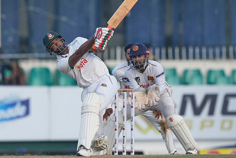 | Photo: AP/Eranga Jayawardena : Sri Lanka Vs Bangladesh, 2nd Test Day 1