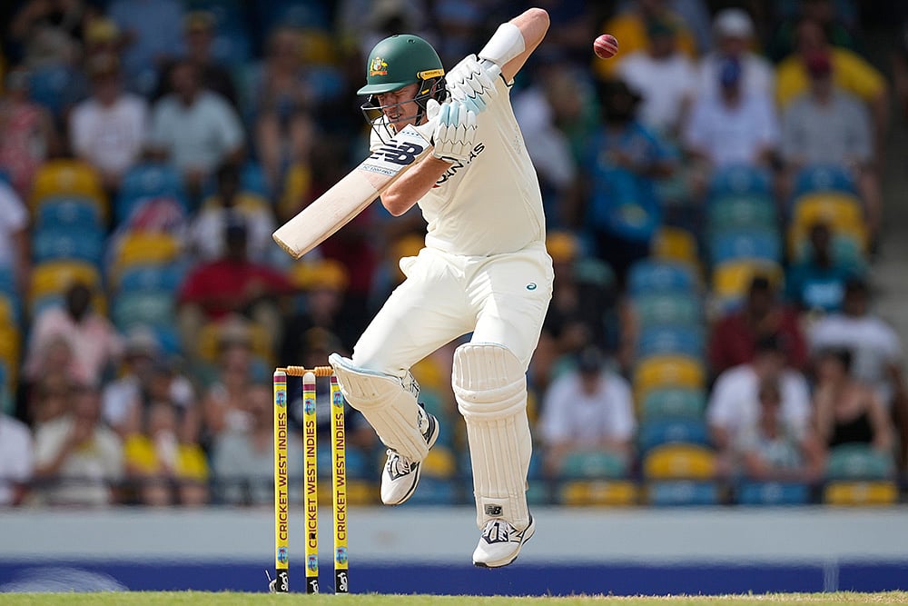 West Indies Vs Australia 1st Test Cricket Day 1 in Barbados_Pat Cummins 