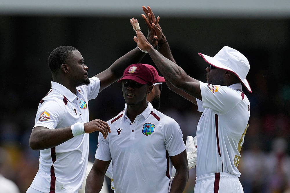 West Indies Vs Australia 1st Test Cricket Day 1 in Barbados_Jayden Seales