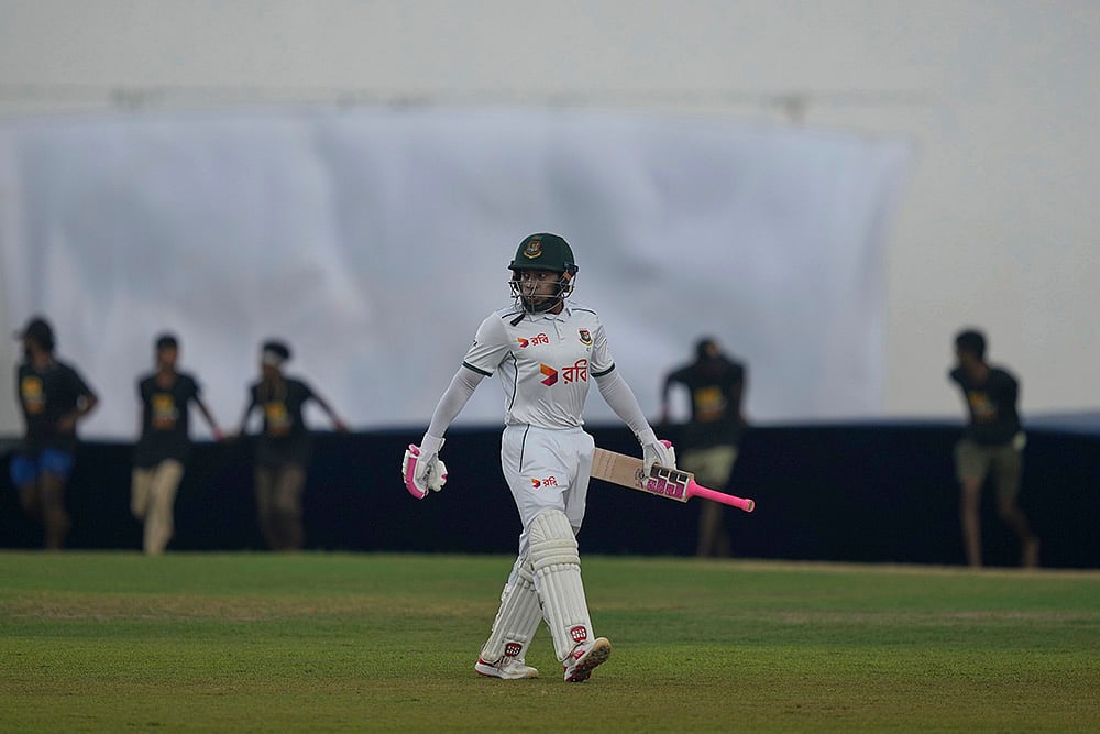 Sri Lanka Vs Bangladesh, 2nd Test Cricket Day 1 in Colombo_Mushfiqur Rahim