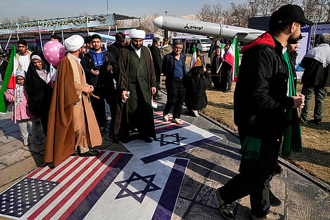Iran's 1979 Islamic Revolution rally