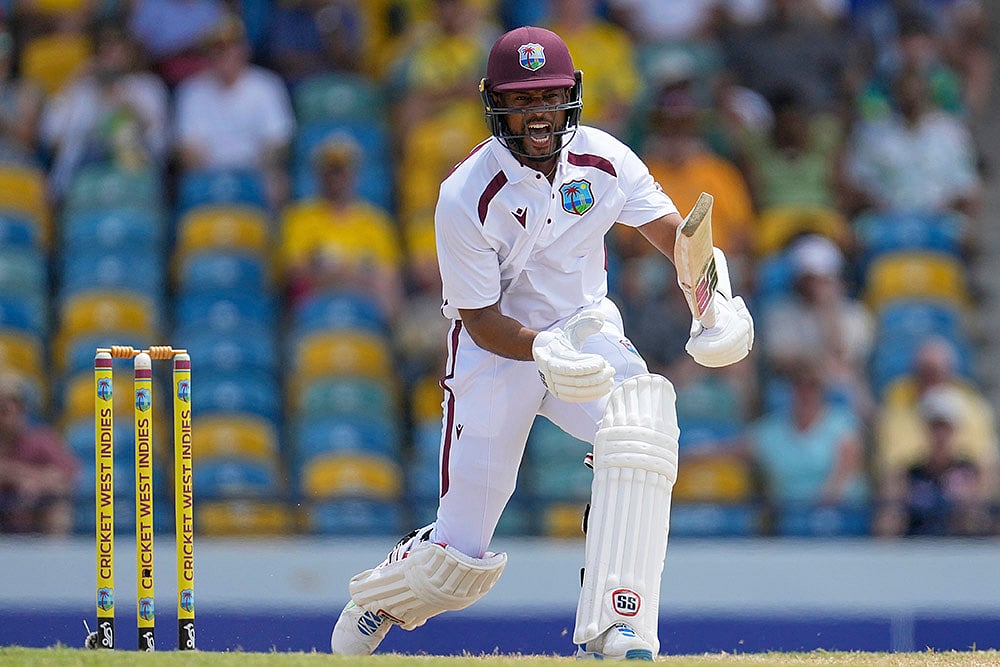 Australia tour of West Indies, WI vs AUS 1st Test Day 2 in Barbados: Shai Hope