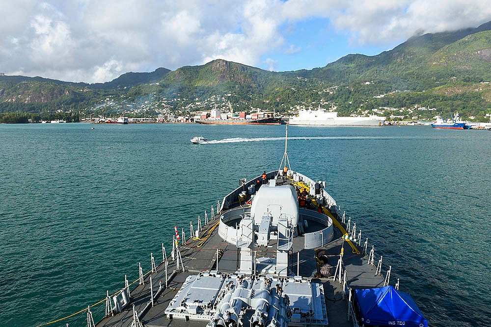 INS Teg in Seychelles