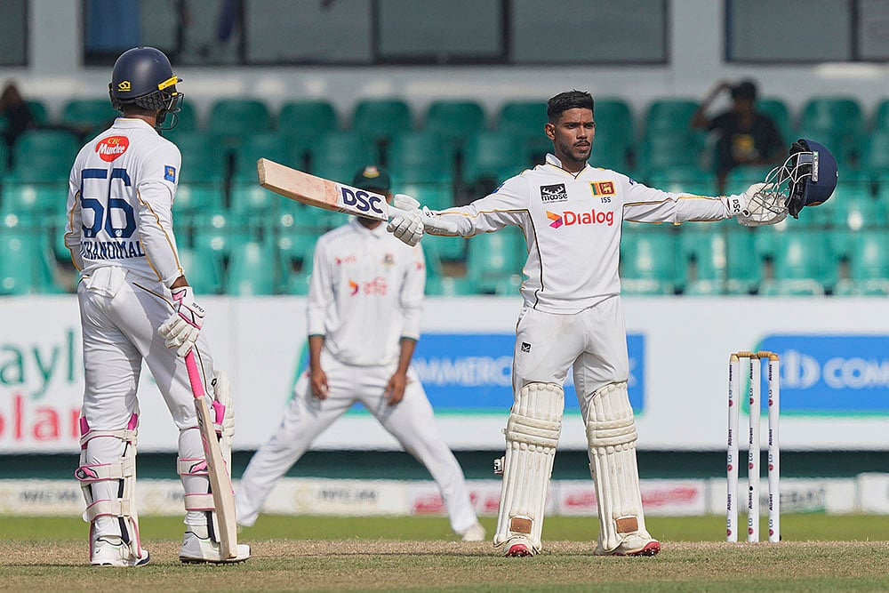 Bangladesh tour of Sri Lanka, SL vs BAN 2nd Test Day 2 in Colombo: Pathum Nissanka