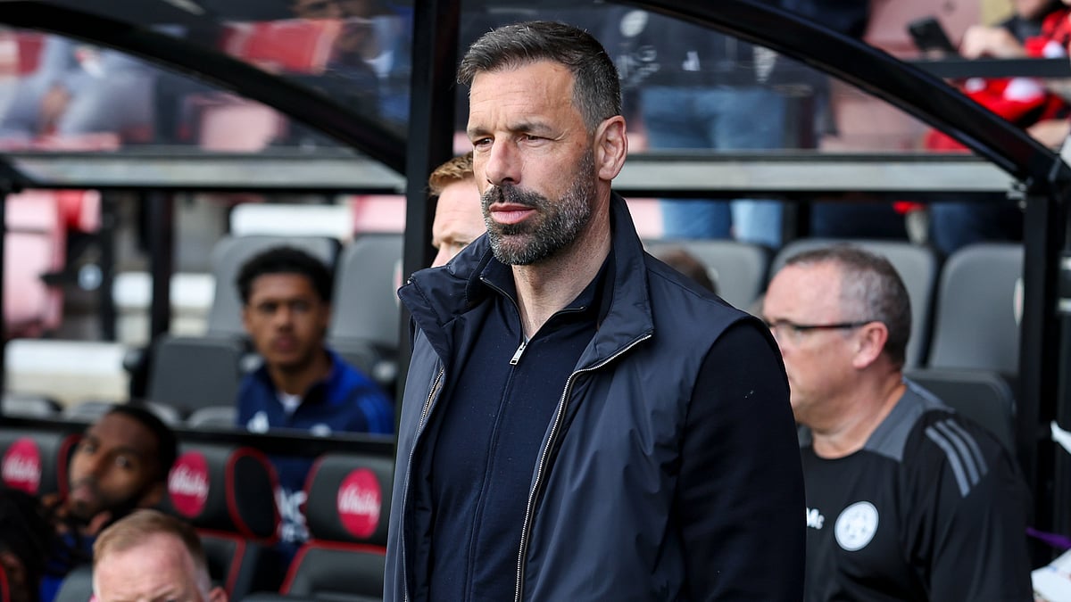 Ruud van Nistelrooy pictured on the final day of the Premier League season