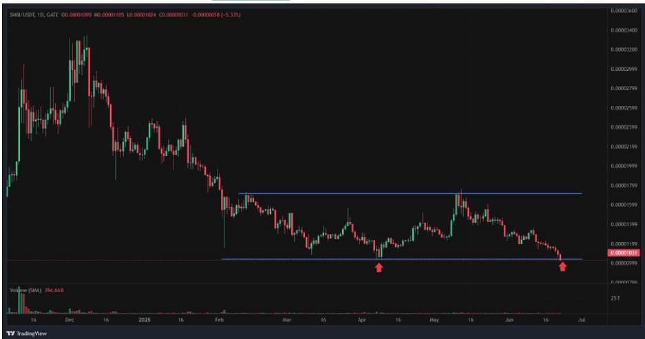 SHIB Inu price chart