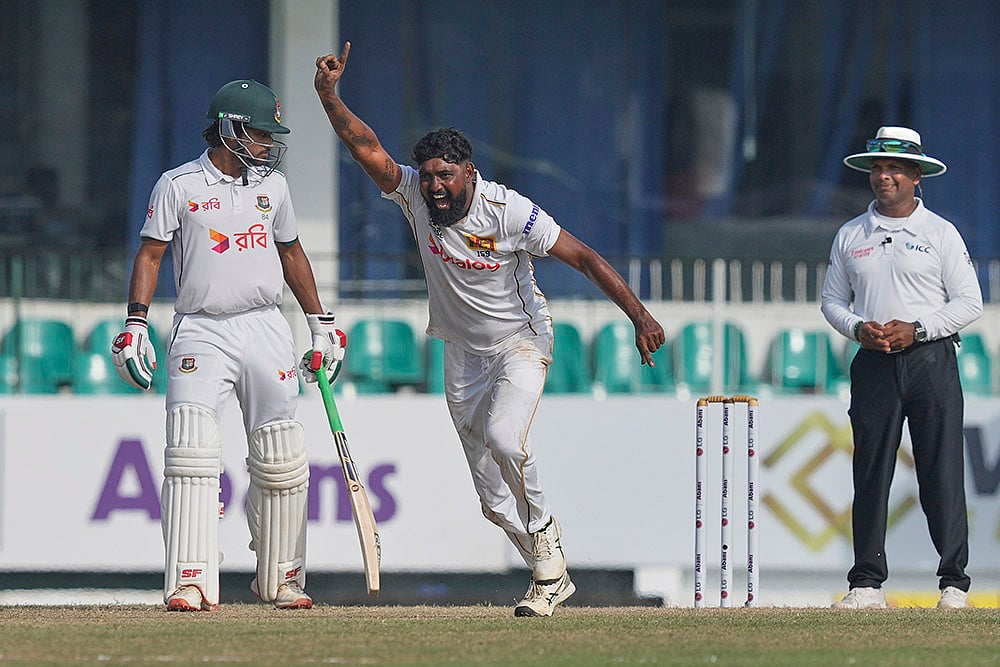 Bangladesh Tour of Sri Lanka, SL vs Ban 2nd test Day 3 in Colombo: Prabath Jayasuriya