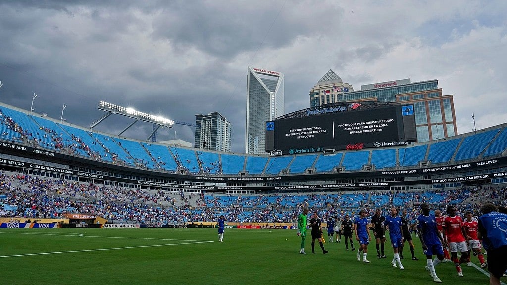Benfica vs Chelsea match stopped weather FIFA Club World Cup