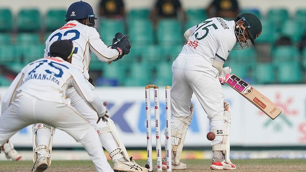 | Photo: AP/Eranga Jayawardena : Sri Lanka vs Bangladesh 2nd Test Day 4