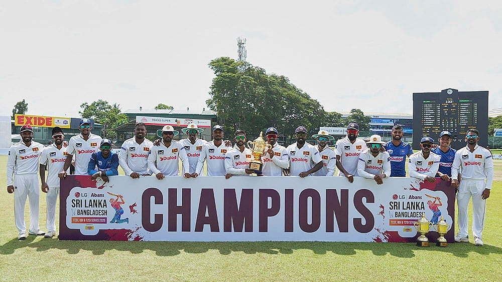 | Photo: AP/Eranga Jayawardena : Sri Lanka vs Bangladesh, 2nd Test, day 4 