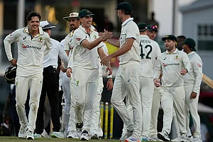 | Photo: AP/Ricardo Mazalan : West Indies Vs Australia 1st Test Day 3