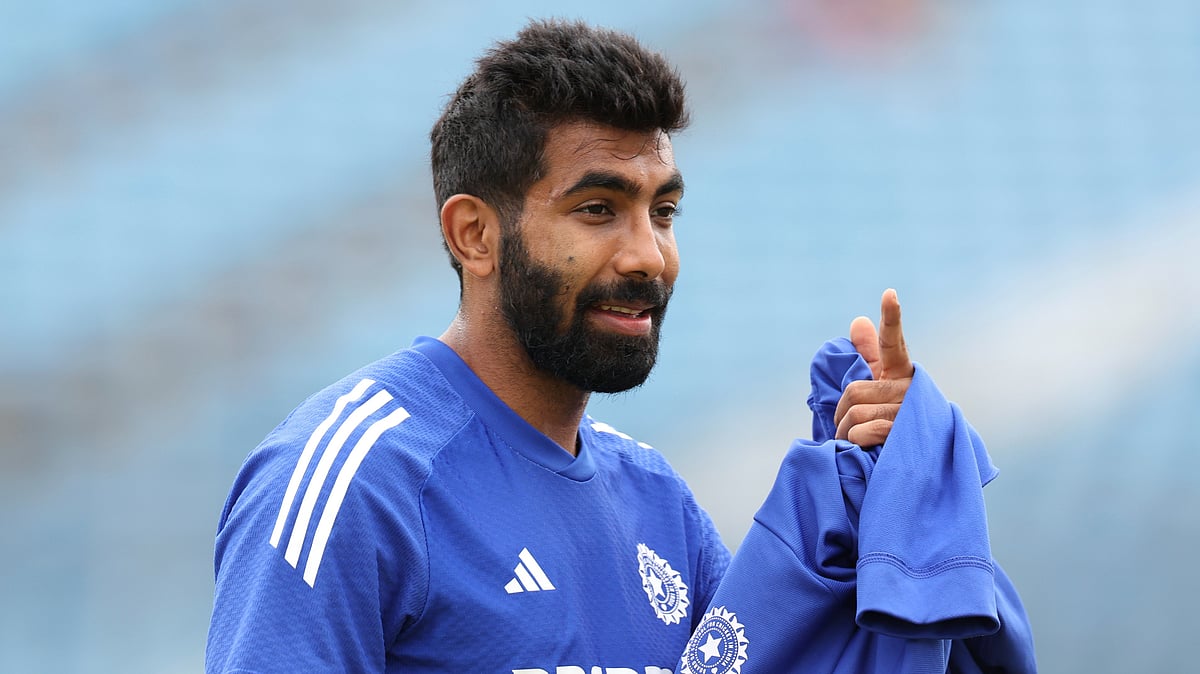 (AP Photo/Scott Heppell)

 : India's Jasprit Bumrah trains before the start of play on day five of the first cricket test match between England and India at Headingley in Leeds, England, Tuesday, June 24, 2025. 
