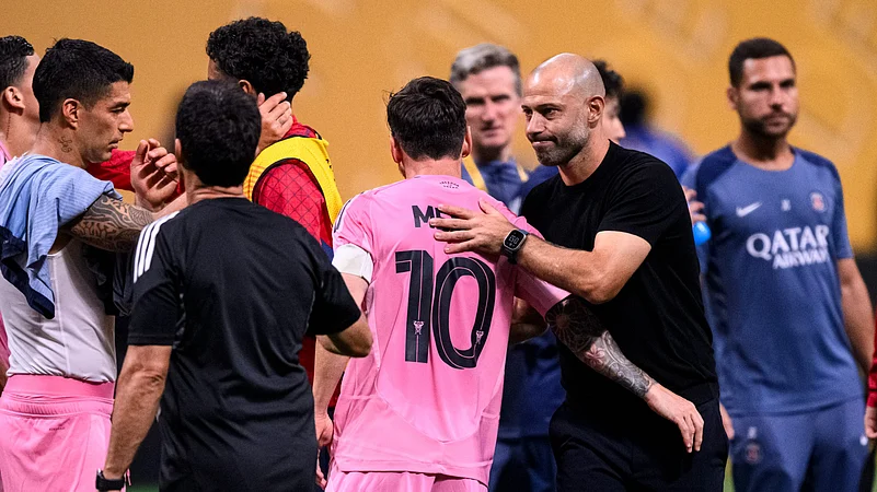 Lionel Messi and Javier Mascherano