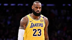 NBA superstar LeBron James James had been with the Lakers since 2018 - File
