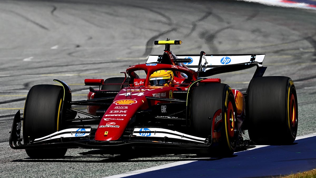 Lewis Hamilton finished fourth in Austria - null